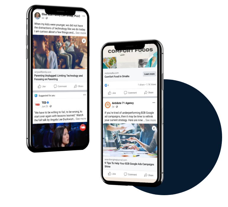 What we do - Paid social media advertising What we do - Paid social media advertising