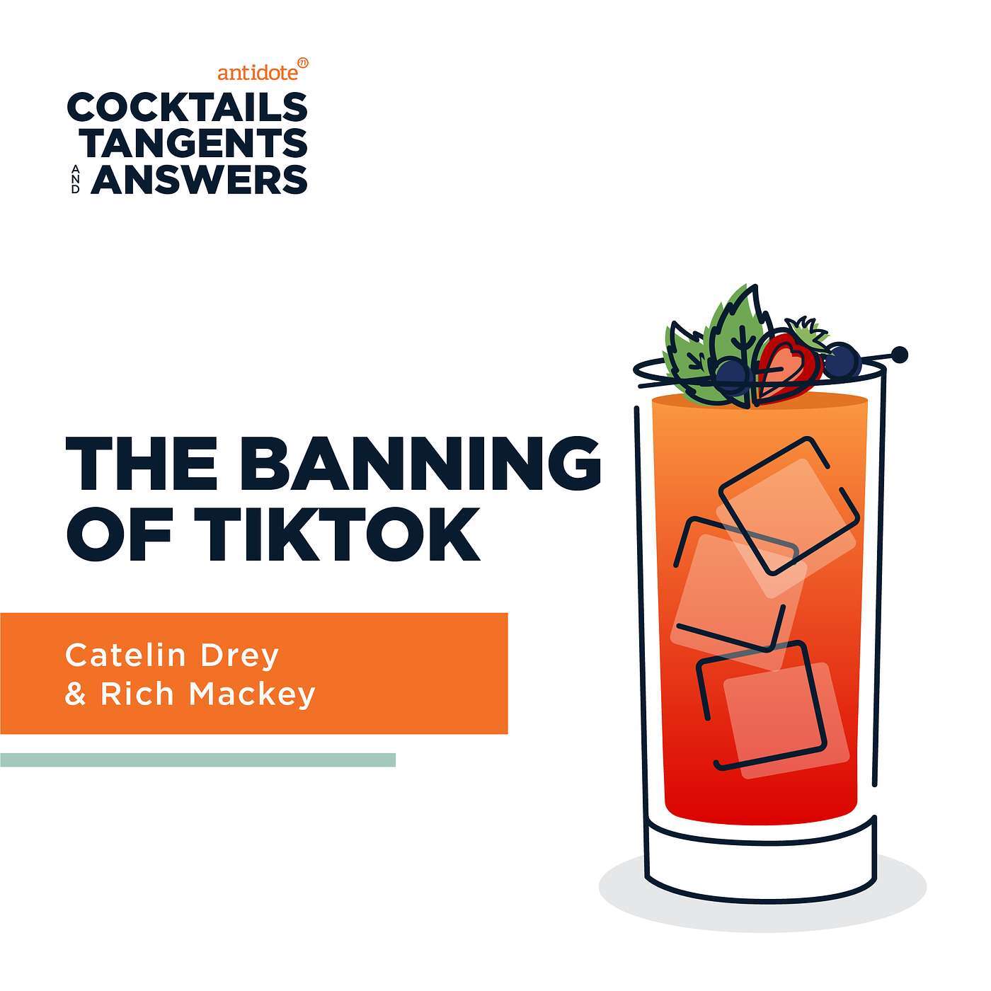 Bourbon Strawberry Iced Tea - The Banning of TikTok
